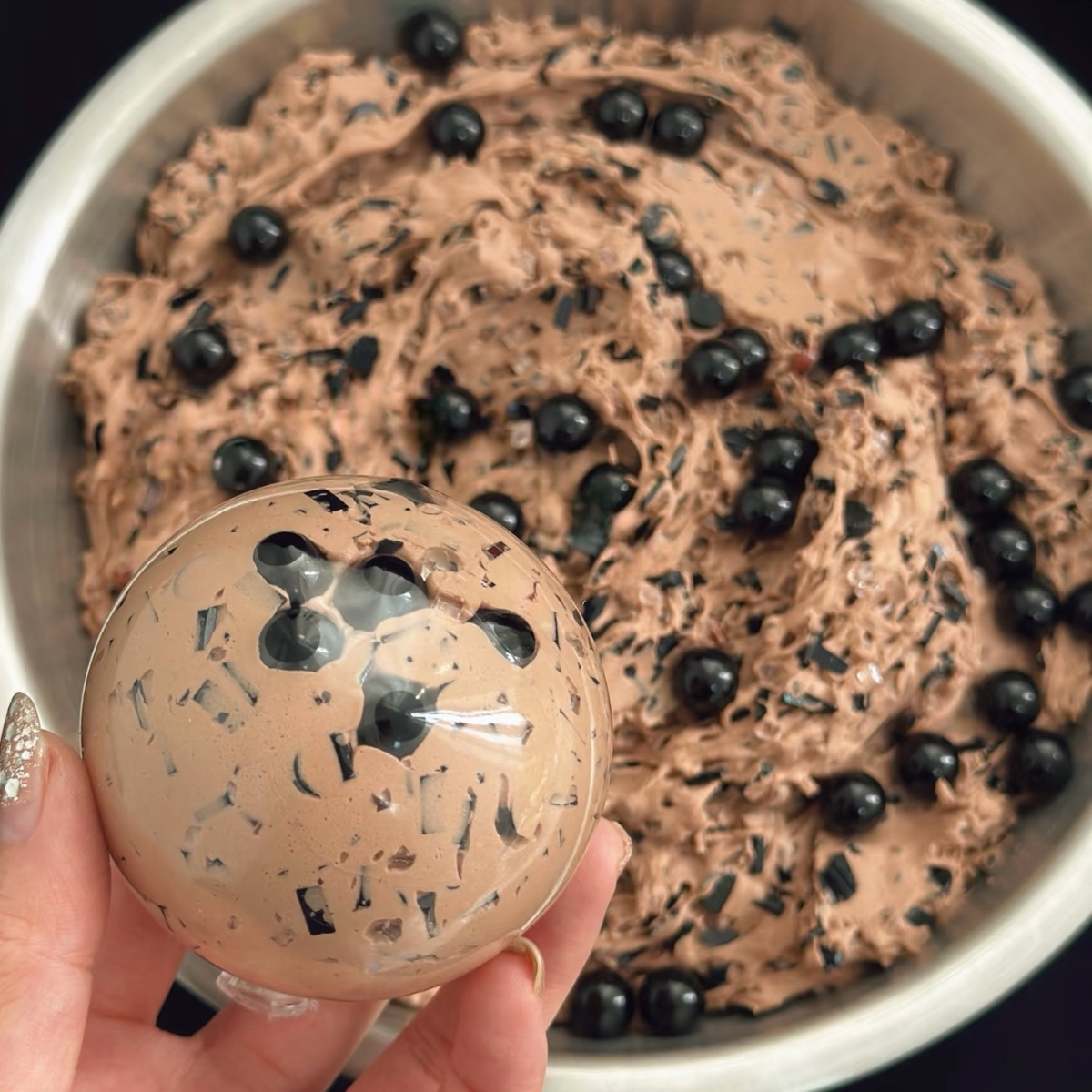 Chocolate Bubble Tea Stress Ball