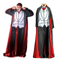 Franco Collectibles Universal Monsters Dracula Halloween Horror Super Soft Cozy Wearable Sleeved Throw Blanket, 70 in x 48 in (Officially Licensed Product)