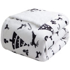LBRO2M Sherpa Fleece Bed Blanket Queen Size,Christmas Super Soft Fuzzy Plush Warm Cozy Fluffy Microfiber Couch Throw Velvet Double Reversible Luxurious Blankets