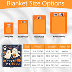 60×50 Halloween Throw Blanket for Women Men, Summerween Couple Boo Throw Blanket, Halloween Fall Flannel Blankets Hallo-Ween Boo Basket Stuffers for Him Her National Boyfriend Day Sofa Blankets