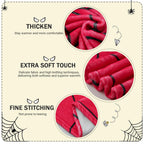 AUIVTY Spider Blanket Spider Gifts for Boys Girls 5-12 Fleece Throw Blanket Kids Adult Birthday Halloween Bedroom Decoration (Red, 40"x50", Spider)