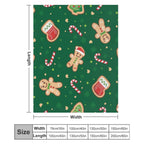 Christmas Printed Blanket Super Soft Flannel Fleece Cozy Blankets for Bed,Sofa,Couch,Gifts for Women Men,Camping and Travel Warm Fuzzy Blanket for All Season (Christmas Stockings, 50" x60)
