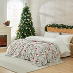 Cozy Bliss Gnome Throw Blanket Christmas Blanket Warm MilkyPlush™ Throw Blanket, Ultra Soft Cozy Blanket for Couch,Sofa and Bed(Xmas Gnome,50"x60")