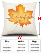 TOYPOPOR Fall Decorations Pillow Covers Double-Side Printing 16'' x 16'' Set of 4, Pumpkins Thankful Blessed Buffalo Plaid Fallen Leaves Thanksgiving Throw Cushion Cases for Outdoor Indoor Home Decor