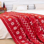 Fleece Throw Blanket Super Soft Cozy Bed Throws 60" x 90", Lightweight Fuzzy Comfy Textured Flannel Blanket Warm Plush Christmas Decor Throw Blankets for Couch, Sofa, Bed