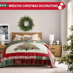 24 Inch Real Touch Christmas Wreath, Natural Droopy,Soft Bendable Winter Wreaths for Front Door, Christmas Wreaths for Front Door, Cedar Wreath, Indoor Christmas Decorations Outdoor for Home Decor