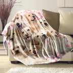 Labrador Retriever Dog Throw Blanket,Labrador Retriever Gifts for Dog Lovers,Soft Flannel Blanket Throw,Gift for Women Kid Girls Halloween Christmas 50"x60"