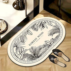 VIKAMA Lucky Luxury High-End Bathroom Mat Absorbent Floor Mat Non-Slip Wear-Resistant Doormat Rug For Bedroom Live Room Home Dec