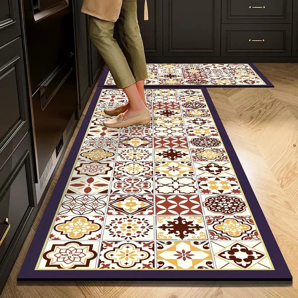 VIKAMA Kitchen Floor Mat Living Room And Bedroom Entrance Door Mat Home Decoration Laundry Room Corridor Long Small Carpet