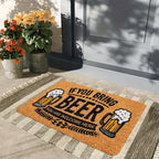 VIKAMA Beer Lovers Welcome Rug Living Room, Bedroom, Entryway Doormat Soft, Comfortable, Skin-Friendly Carpet Home Decor