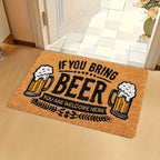 VIKAMA Beer Lovers Welcome Rug Living Room, Bedroom, Entryway Doormat Soft, Comfortable, Skin-Friendly Carpet Home Decor
