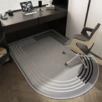 VIKAMA Computer Chair Floor Mat Luxury Office Computer Swivel Chair Floor Mat Bedroom Dresser Carpet Home Decor Hall Door Carpet