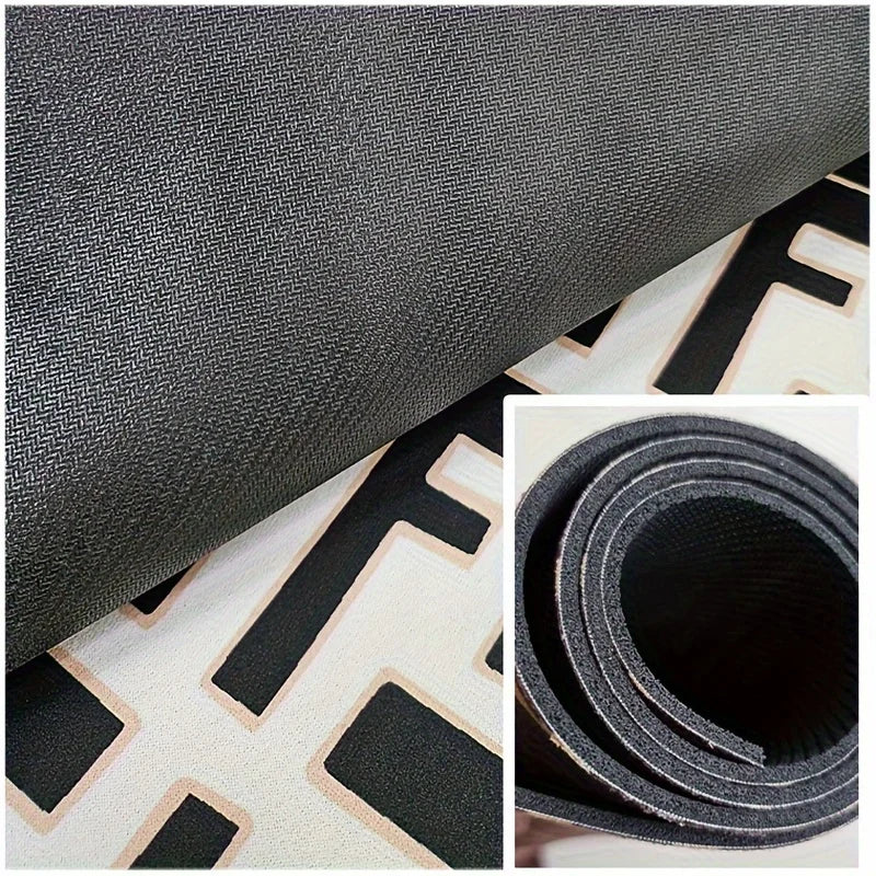 VIKAMA Lucky Luxury High-End Bathroom Mat Absorbent Floor Mat Non-Slip Wear-Resistant Doormat Rug For Bedroom Live Room Home Dec