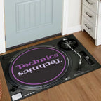 1 Cartoon Record Bedroom Carpet Kitchen Floor Mat Anti Slip Bathroom Living Room Carpet Entrance Door Mat Home Decorative Rugs