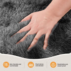 VIKAMA Living Room Carpet, Bedroom Soft Fluffy Plush Floor Mat, Kindergarten Children's Room, Dormitory, Home Decoration