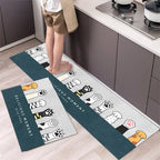 VIKAMA Kitchen Floor Mat Living Room And Bedroom Entrance Door Mat Home Decoration Laundry Room Corridor Long Small Carpet