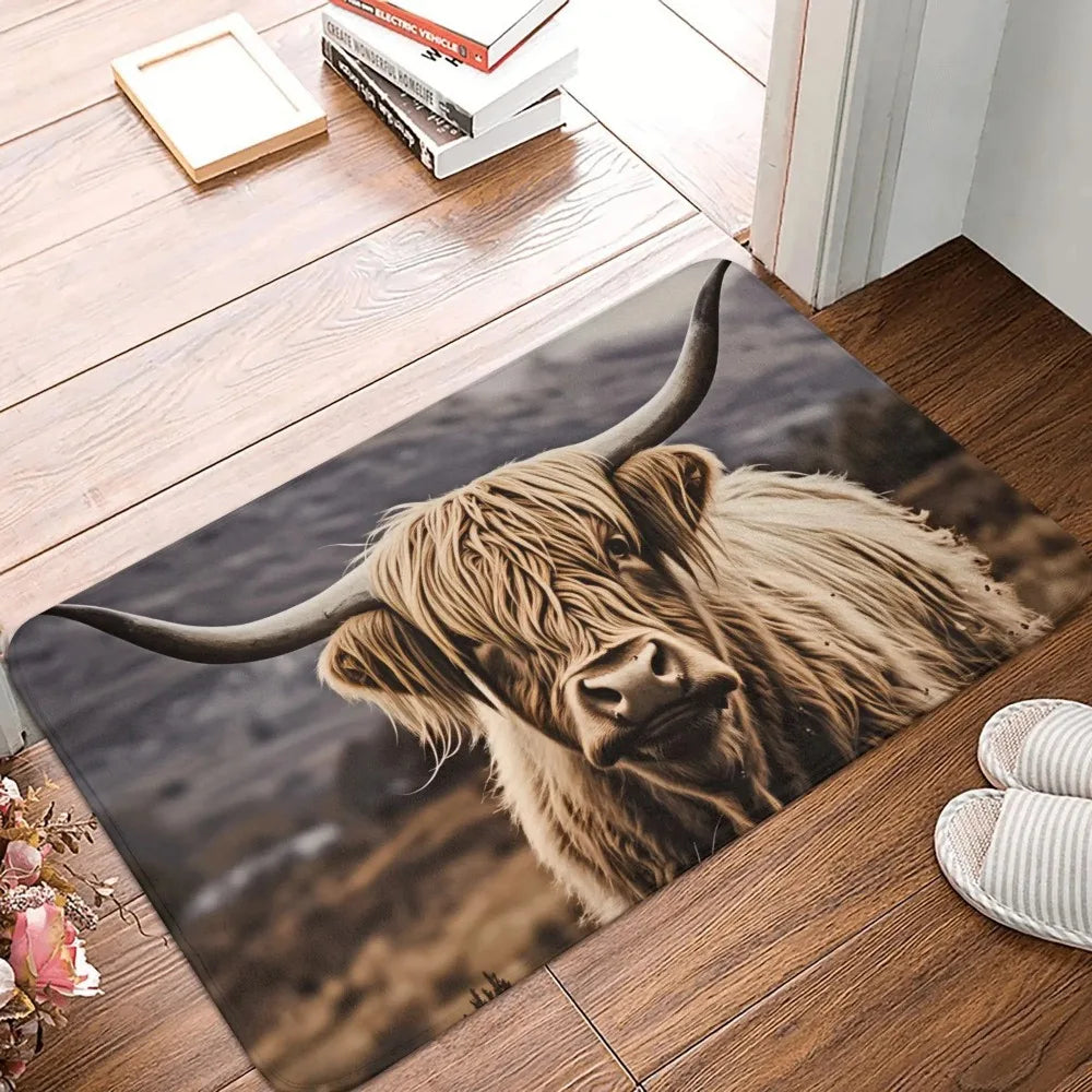 Spider 3D Flat Printed Door Mat Soft Comfortable and Easy To Clean Home Living Room Bedroom Door Mat Home Doormat  Welcome Mat
